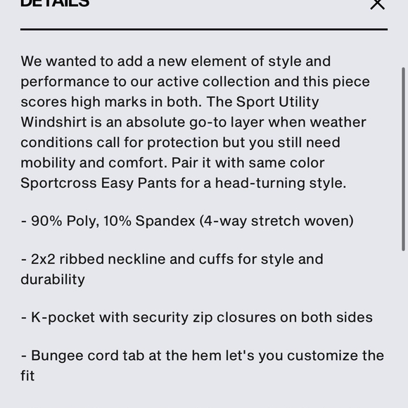 Municipal Sports Utility Gear - Outerwear Golf Windshirt Men’s Small - New w/Tag - Picture 12 of 12